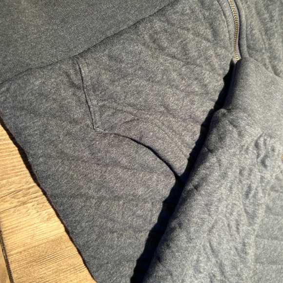 Patagonia Organic Cotton Quilt Full-Zip Hoodie - Men's Medium, in Charcoal - Picture 4 of 11